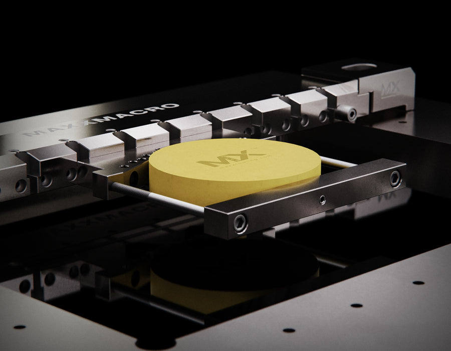 MaxxMacro Configuración básica de la electroerosión por hilo regla Tornillo de banco y WEDM Equipo