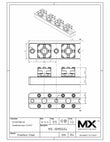 MaxxMacro (System 3R) 54 Quad Multi Quick Chuck Precision Rail print