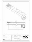 Maxx-ER (D/C) 50 Extension de mandrin horizontal de 12 pouces