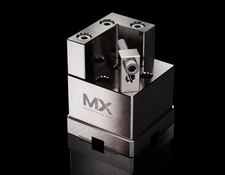 MaxxMacro Vise 008458 V-Block Holder Stainless