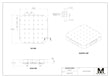 MaxxUPC (Erowa) 107510 UPC Aluminum Pitch 50 Pallet 320x320mm 5