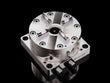 Maxx-ER 035519 100 P Neumático Inoxidable mandril Con placa de montaje 102x102mm