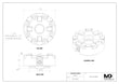 MaxxMacro 54 Manual Chuck with Flange 60023 Rust Proof