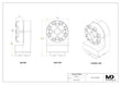 MaxxMacro (System 3R) 54 Manual Angle Adapter 90 Degree Adapter Rust Proof WEDM 5