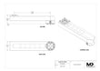 MaxxMacro 54 Manual Chuck Horizontal Extension 12"