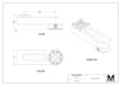 MaxxMacro 54 Aluminum Manual Chuck Horizontal Extension 6.5"