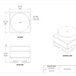 MaxxMacro 54 Support de crosse rond en acier inoxydable .125"