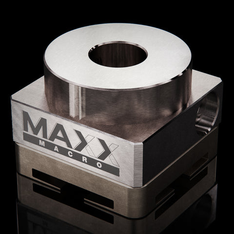 MaxxMacro Culata redonda de acero inoxidable 54 soporte .750