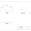 MaxxMacro MXRuler 23925 WEDM Standard 60mm Support Tab (Set of 2)