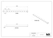 MaxxMacro (System 3R) 20012J7 MXRuler (3Ruler) WEDM Reference Element 500mm 5