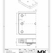 Maxx-ER (Erowa) 100 Aluminum Flat Holder 150x92mm 5