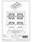 MaxxMacro (System 3R) 70 Multi 6 Pneumatic Chuck 6001030 System 4