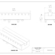 Maxx-ER Elektrodenhalter Schlitz Aluminium U15x6"