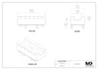 Maxx-ER Electrodo soporte Aluminio Ranurado U25x4"