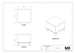 Maxx-ER Electrodo soporte Uniblank de latón en blanco