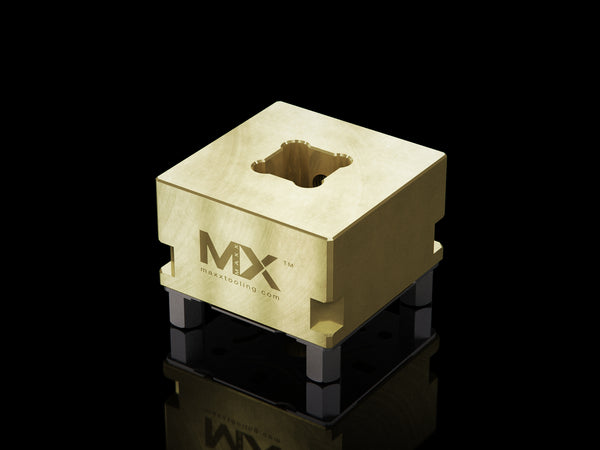 Maxx-ER Porte-électrode de poche carré en laiton S15