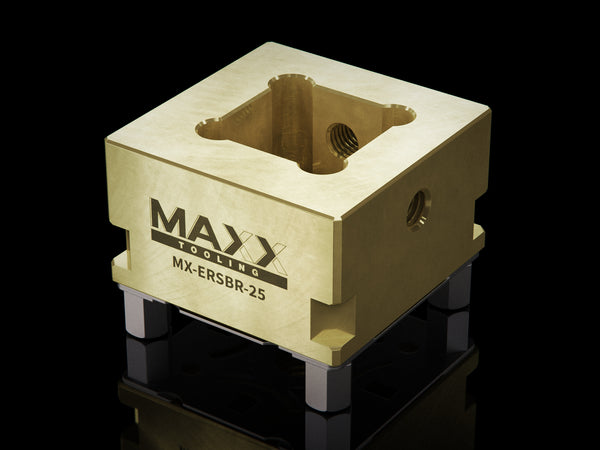 Maxx-ER Brass Square Pocket Electrode Holder S25