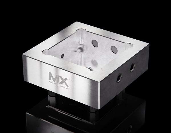 Maxx-ER (Erowa) Electrode Holder Aluminum Square 2" Pocket Holder 1