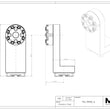 MaxxMacro Adaptador de 90 grados de mandril manual 54 de 6" con plataforma de rendimiento 70