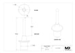 Punta de repuesto de sonda estacionaria MaxxTooling de 8 mm