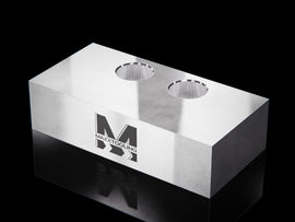 MaxxVise Pieza de repuesto para tornillo de banco autocentrante de aluminio con mordaza blanda de 39 x 80 x 21 mm