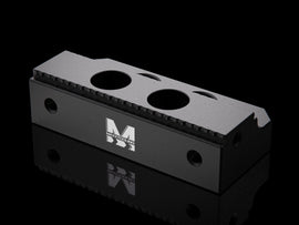 MaxxVise Mordaza de repuesto para tornillo de banco autocentrante de acero inoxidable de 80 mm