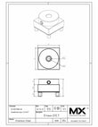 Maxx-ER (Erowa) Circle Holder Stainless .500 Dia Round Stock Holder print