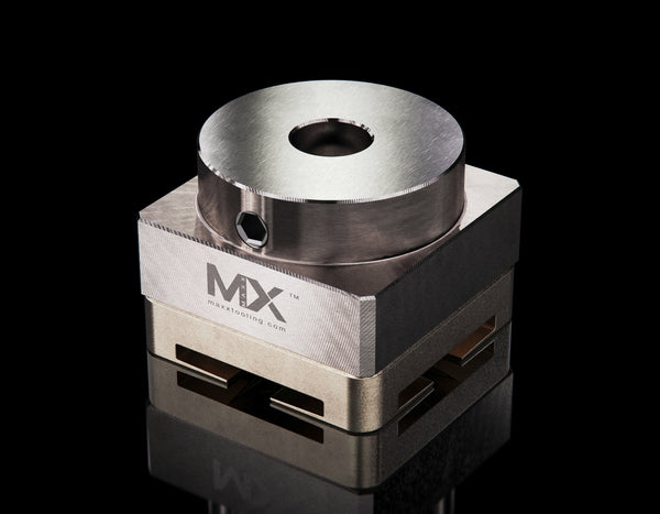 MaxxMacro Circle Holder Stainless 15mm Dia Round Stock Holder