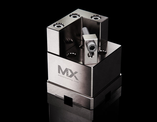 MaxxMacro (System 3R) Vise 008458 V-Block Holder Stainless 1