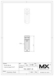 MaxxMacro Expandable Dowel 90110mm MXRefix Mandrel print