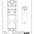 MaxxMacro (System 3) 54 Chuck Extension 10 Inch Quick Chuck print