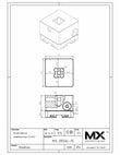 MaxxMacro (System 3R) Macro Aluminum S15 Pocket Electrode Holder print