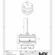 MaxxMacro (System 3R) Probe Spring Loaded Centering Sensor 3MM Tip print