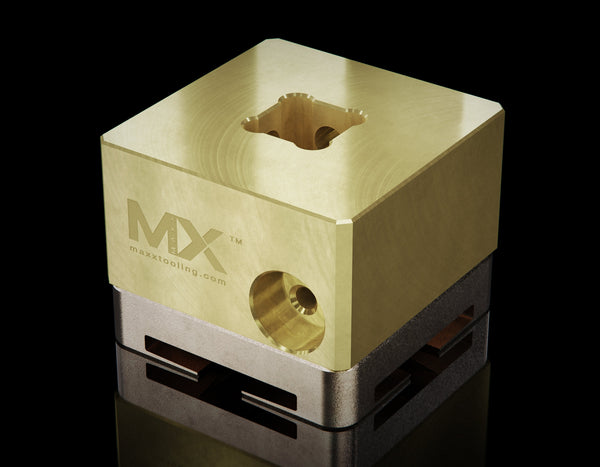 MaxxMacro (System 3R) Brass Pocket Electrode Holder S15 top