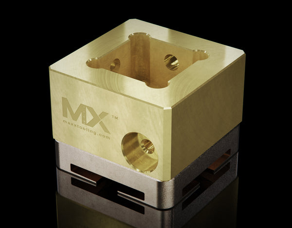 MaxxMacro (System 3R) Brass Pocket Electrode Holder S30 front