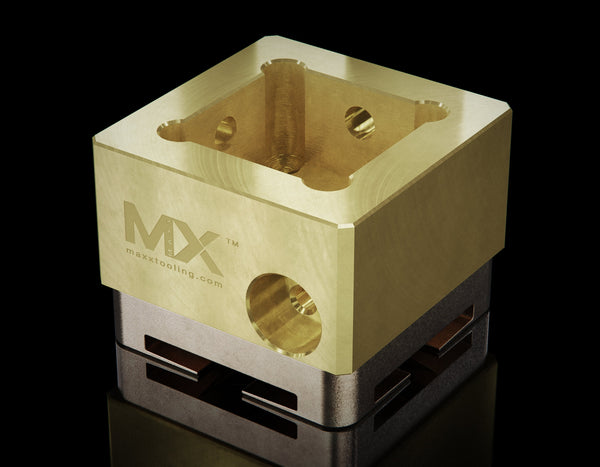 MaxxMacro (System 3R) Brass Pocket Electrode Holder S35 top