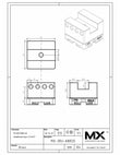 MaxxMacro (System 3R) Brass Slotted Electrode Holder U20 print