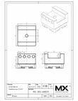 MaxxMacro (System 3R) Brass Slotted Electrode Holder U35 print