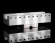 MaxxMacro (System 3R) Electrode Holder Aluminum U25 by 6" Slotted  side