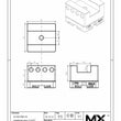 MaxxMacro (System 3R) Macro Aluminum U25 Slotted Electrode Holder print