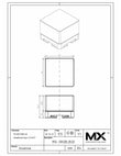 MaxxMacro (System 3R) Aluminum Blank Electrode Holder print