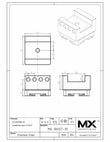MaxxMacro (System 3R) Stainless Slotted Electrode Holder U35 print