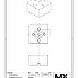 MaxxMacro (System 3R) Pallet MXRefix Stainless MaxxPerformance print