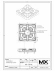 MaxxMacro (System 3R) 70MM Stainless Cast Macro Pallet Plated Print