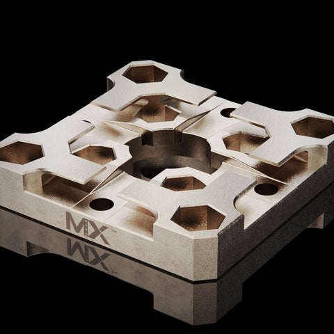 MaxxMacro (System 3R) 70MM Stainless Cast Macro Pallet Plated top