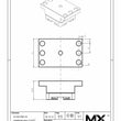 MaxxMacro (System 3R) Flat Electrode Holder 81X51 Aluminum print