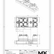 Maxx-ER (Erowa) Chuck 100 P Pneumatic Triple Chuck Rail print