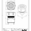Maxx-ER (Erowa) ER40 Collet Chuck 8566 print