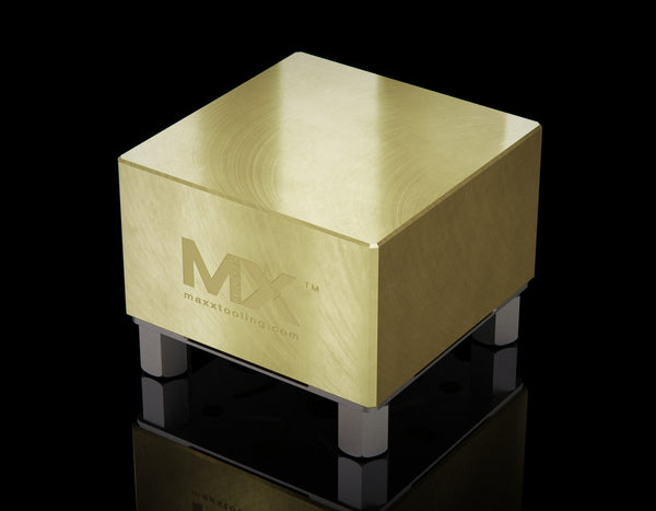 Maxx-ER (Erowa) Electrode Holder ER-009226 Brass Uniblank front