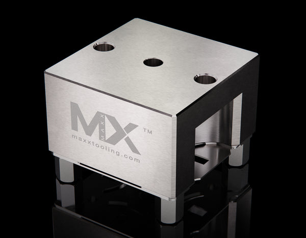 Maxx-ER (Erowa) Flat Electrode holder ER-009219 Stainless Uniplate front